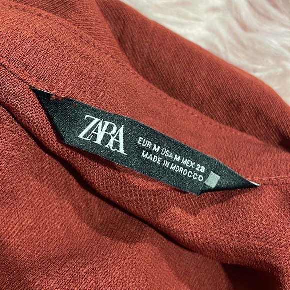 Zara Rust Midi Dress - Picture 3 of 10